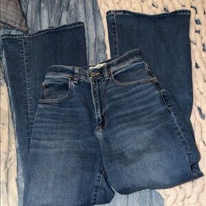 Abercrombie High Waisted Flare Jeans